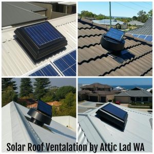 solar roof ventilation