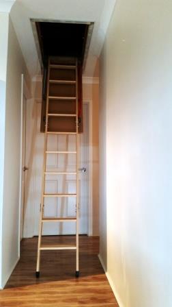 Loft Ladder & 10sq meters of Attic Storage for customer in Sinagra / Wanneroo