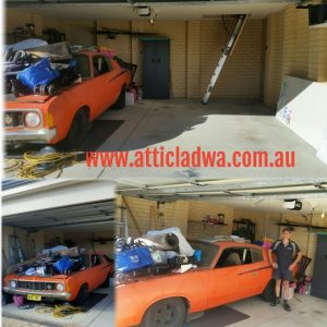 Attic Ladder Install -Steel Frame Roof