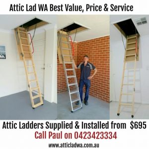 Attic / Loft Ladders for High Ceilings Perth