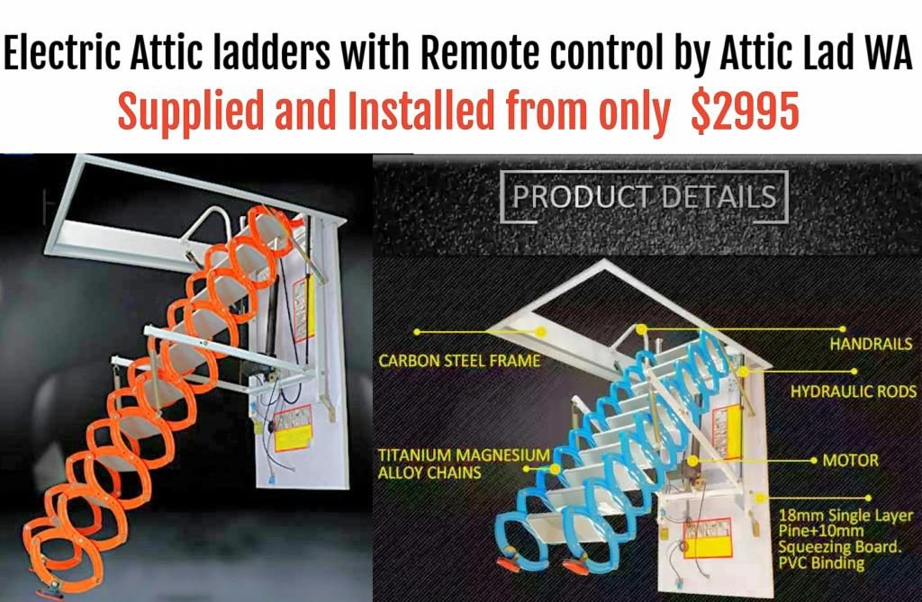 Electric attic ladders Perth